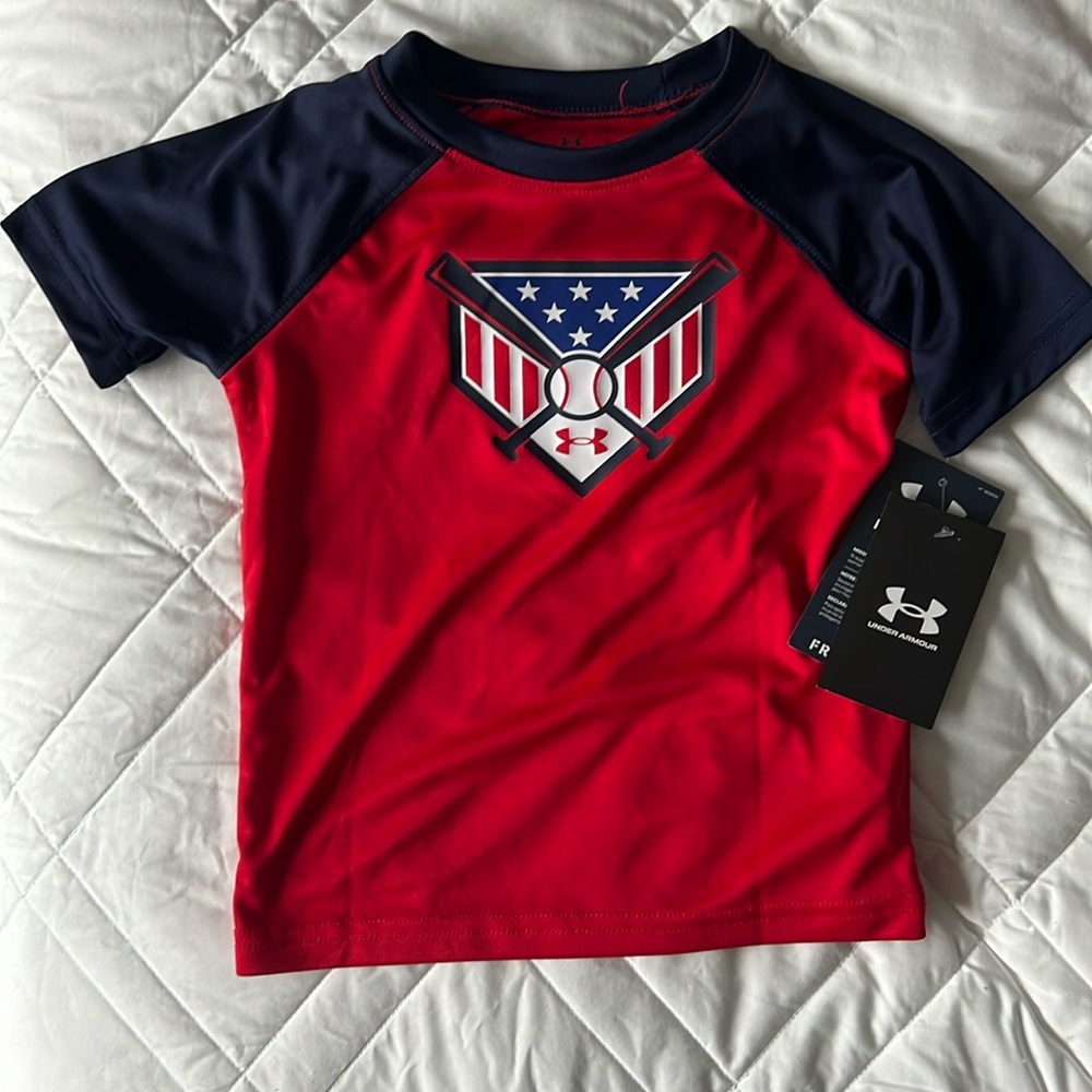 Under Armour 3T Baseball Shirt TAGS ON